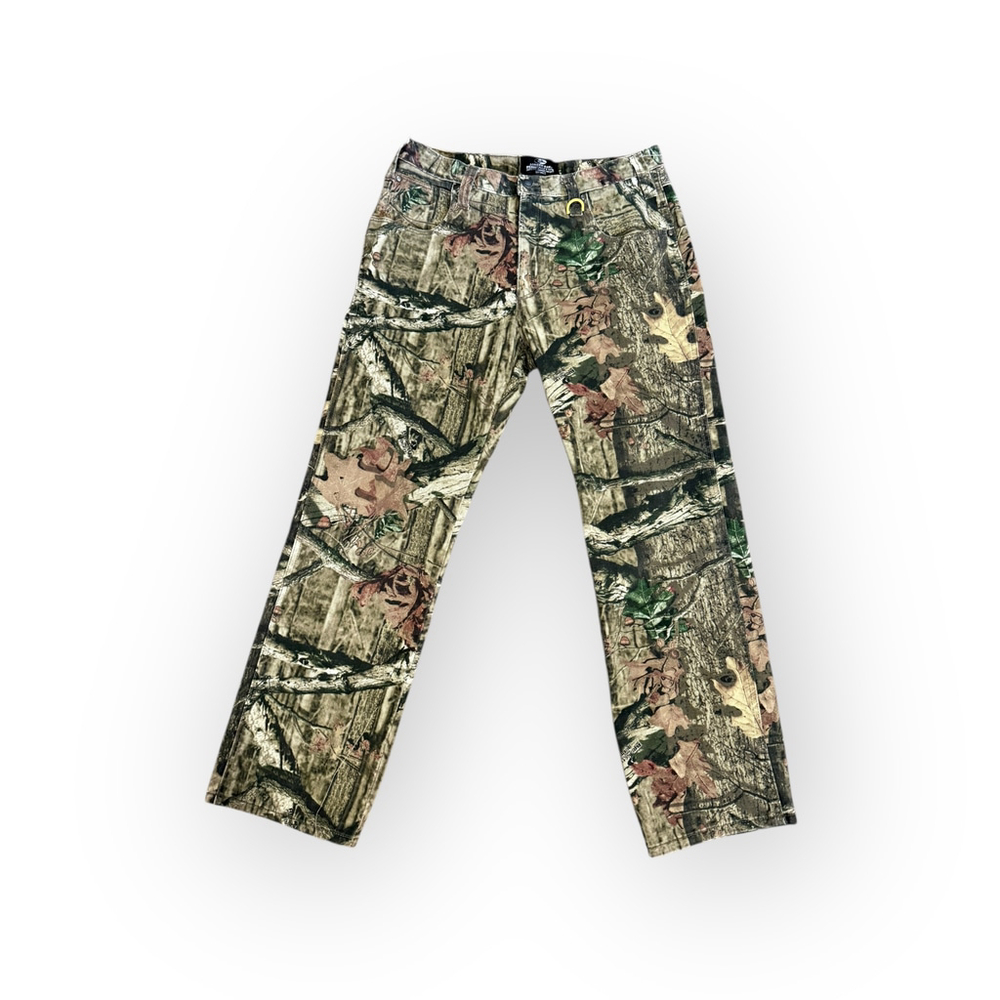 Mossy Oak Break-Up Infinity Camo Pants Mens 34x32 100% Cotton Hunting Outdoors - Picture 4 of 9